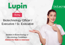 Biotechnology Jobs at Lupin. Microbiology & Biotechnology Candidates, Attend the Walk-in Interview. Job in Pune.