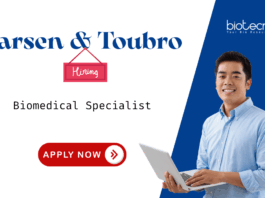 Biomedical Job at Larsen & Toubro. Role involves equipment maintenance, functional testing, and troubleshooting. Apply Now.