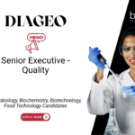Food Technology Jobs at Diageo. Apply Now For Senior Executive - Quality Role in Alwar, India. QMS & QC Job.
