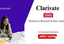 Research Analyst Jobs at Clarivate. Life Sciences Candidates, Apply Now for Healthcare Research & Data Analyst Role. Job in Bengaluru.