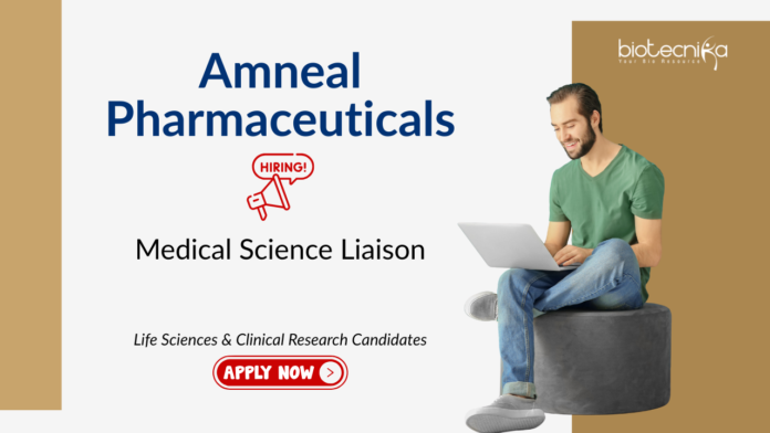 Medical Science Liaison Job at Amneal Pharmaceuticals. Life Sciences and Clinical Research Candidates, Apply Now.
