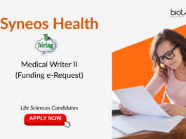 Medical Writer Job at Syneos Health. Life Science Candidates, Apply Now For Medical Writer II (Funding e-Request) Role.