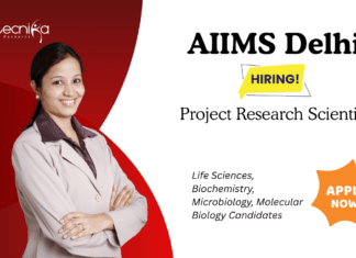 Research Scientist Jobs at AIIMS Delhi. Life Sciences, Biochemistry, Microbiology, Molecular Biology Candidates, Apply Now