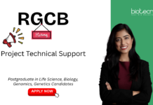 Life Sciences Jobs at RGCB. PG in Life Science, Genomics, or Biology Candidates - Apply Now For Project Technical Support Position.