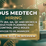 Quality Analyst Jobs at Zydus MedTech. Life Sciences Candidates, Attend The Walk-in Interview for RA, QA, QC & Micro Jobs.