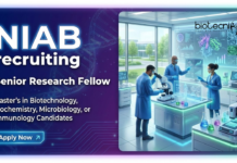 R&D Jobs at BRIC-NIAB. Master's in Biotechnology, Biochemistry, Microbiology, or Immunology Candidates, Apply Now