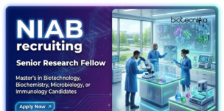 R&D Jobs at BRIC-NIAB. Master's in Biotechnology, Biochemistry, Microbiology, or Immunology Candidates, Apply Now