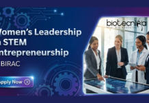 Biotechnology Jobs at BIRAC. Women’s Leadership in STEM Entrepreneurship. Fully funded, 1-year hybrid course for women.