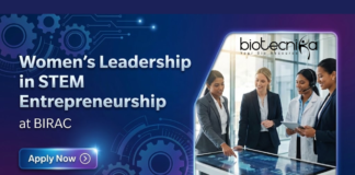 Biotechnology Jobs at BIRAC. Women’s Leadership in STEM Entrepreneurship. Fully funded, 1-year hybrid course for women.