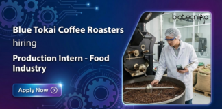 Food Internship at Blue Tokai Coffee Roasters. Food Production Candidates, Apply Now For Production Intern Position in Bengaluru.