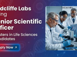 Biotechnology Job at Redcliffe Labs. Life Sciences Candiates, Apply Now For Senior Scientific Officer Role in Bengaluru.
