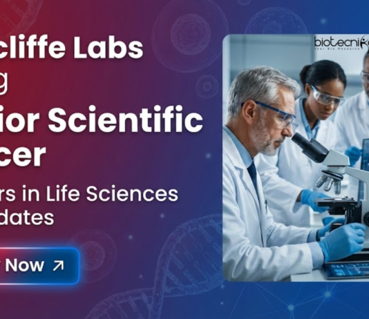 Biotechnology Job at Redcliffe Labs. Life Sciences Candiates, Apply Now For Senior Scientific Officer Role in Bengaluru.