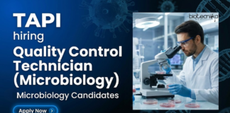 Quality Control Job at TAPI. Microbiology Candidates, Apply Now For Quality Control Technician (Microbiology) Role.