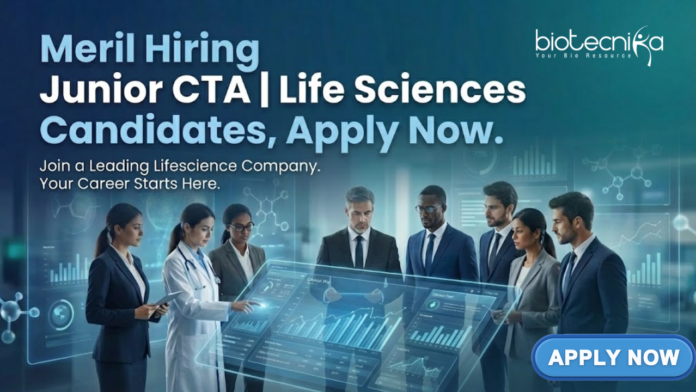 Clinical Research Jobs at Meril. Life Sciences Candidates, Apply Now For Junior Clinical Trial Assistant Role in Vapi, Gujarat