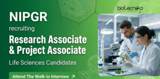 Research Associate Job at NIPGR. Plant Genome Research on Climate-Resilient Crops. Life Sciences Candidates, Attend The Walk-in Interview.