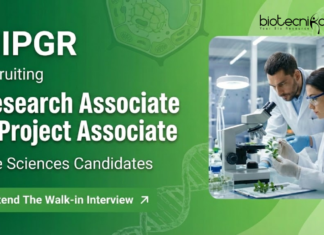 Research Associate Job at NIPGR. Plant Genome Research on Climate-Resilient Crops. Life Sciences Candidates, Attend The Walk-in Interview.
