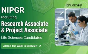 Research Associate Job at NIPGR. Plant Genome Research on Climate-Resilient Crops. Life Sciences Candidates, Attend The Walk-in Interview.