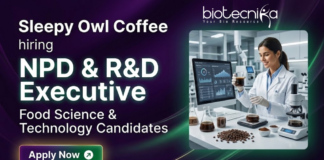 Food Technology Job at Sleepy Owl Coffee. Food Sciences Candidates, Apply Now For Junior NPD and R&D Executive Role.