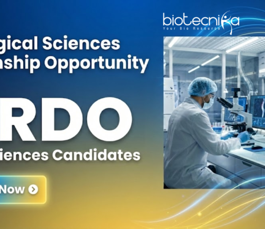 DRDO Internship Opportunity. Biological Sciences Candidates, Apply Now For this DRDO internship at DRDE Gwalior.