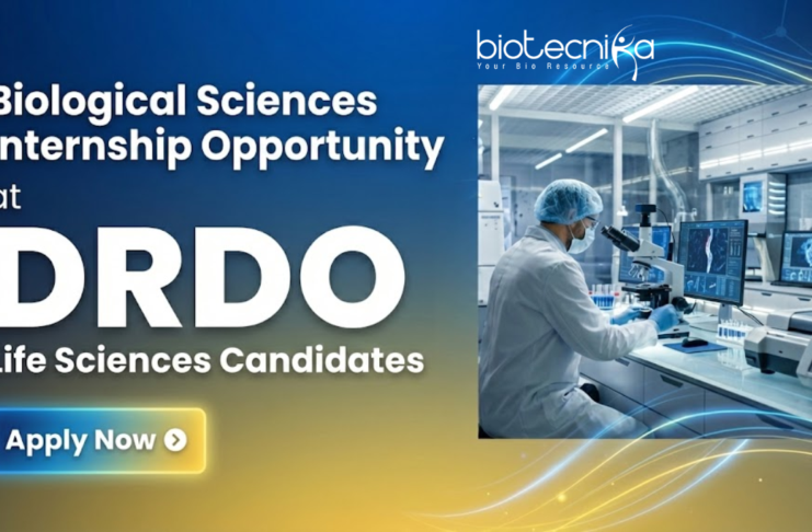 DRDO Internship Opportunity. Biological Sciences Candidates, Apply Now For this DRDO internship at DRDE Gwalior.