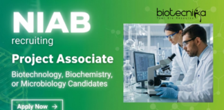 Project Associate Job at National Institute of Animal Biotechnology, Hyderabad. Life Sciences Candidates, Apply Now.