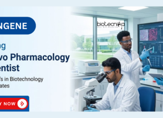 Scientist Job at Syngene. Biotechnology Candidates, Apply Now For Invivo Pharmacology Scientist Role. Job in Bengaluru.