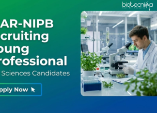 Life Sciences Job at the Indian Council of Agricultural Research. Life Sciences Candidates, Apply Now Young Professional Role.