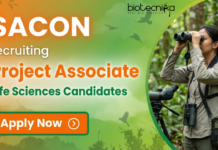 Project Associate Job at SACON (WII). Life Sciences Candidates, Apply Now for Bird Conservation in Nicobar.