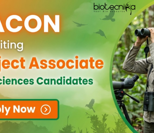 Project Associate Job at SACON (WII). Life Sciences Candidates, Apply Now for Bird Conservation in Nicobar.