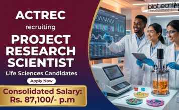 Research Job at ACTREC. Get a Salary of Rs. 87,100/- pm For Project Research Scientist Position. Attend The Walk-in Interview.