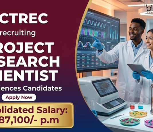 Research Job at ACTREC. Get a Salary of Rs. 87,100/- pm For Project Research Scientist Position. Attend The Walk-in Interview.