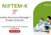 Food Technology Jobs at NIFTEM. Life Sciences Candidates, Apply Now For Quality Assurance Manager/ Project Scientist Role.