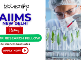 JRF vacancy at AIIMS recruitment for CSIR research fellow jobs
