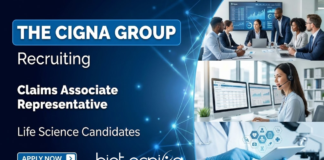 Life science jobs at Cigna for Claims Associate healthcare jobs in Bengaluru
