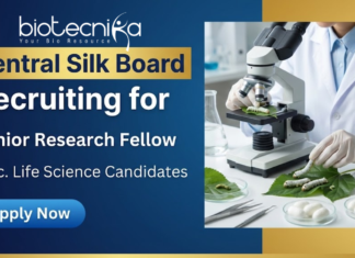 Govt Research Jobs at Central Silk Board | Junior Research Fellow Jobs | Life Science Jobs Research jobs Junior Research Fellow jobs life sciences jobs Central Silk Board Bangalore
