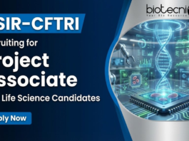 Project Associate jobs under CSIR Recruitment for life science graduates at CFTRI Mysuru