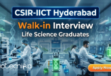CSIR Recruitments for Research Jobs | Walk-in interview for Life Science jobs CSIR IICT research jobs 2025 announced through walk-in-interview. Apply for life science jobs under CSIR recruitments at Hyderabad.