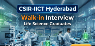 CSIR Recruitments for Research Jobs | Walk-in interview for Life Science jobs CSIR IICT research jobs 2025 announced through walk-in-interview. Apply for life science jobs under CSIR recruitments at Hyderabad.