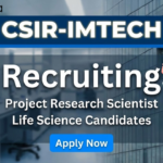 Research jobs at CSIR IMTECH Chandigarh for life science graduates