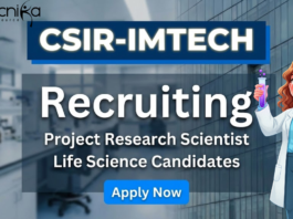Research jobs at CSIR IMTECH Chandigarh for life science graduates