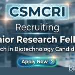 CSMCRI JRF vacancy 2026 for biotech jobs under CSIR GATE scheme and CSMCRI recruitment.