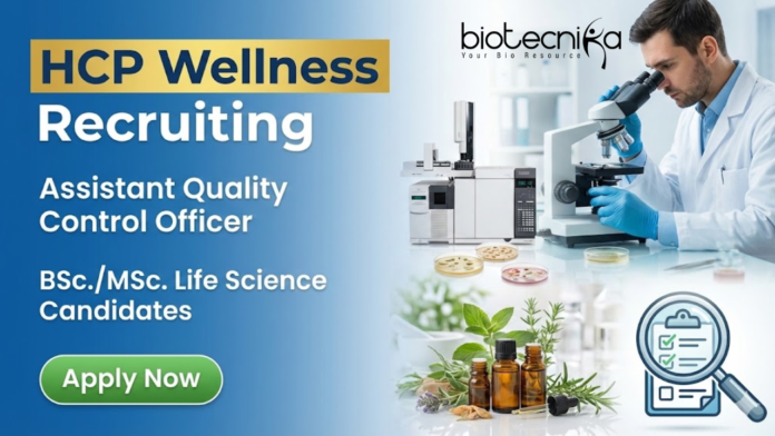hcp wellness Quality Control Jobs in biotechnology and microbiology at HCP Wellness cosmetics facility