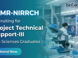 ICMR-NIRRCH research jobs 2026 for life science jobs in Mumbai