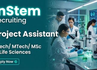 inStem Recruitment – Non-NET Life Sciences Can Apply inStem Recruitment 2025 Offers Project Associate Jobs for Life Science Graduates at BRIC-inStem Bengaluru under DBT funded Research programs.