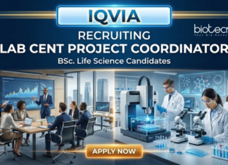 IQVIA Hiring For Project Coordinator Role | Life science Apply Online CRO jobs at IQVIA for life science graduates – Lab Cent Project Coordinator role