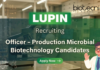Lupin hiring for Officer – Production Microbial | Biotechnology Jobs biotechnology jobs at Lupin Pune officer production microbial life science jobs