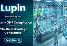 GMP Compliance Jobs at Lupin for Officer Role | Biotechnology jobs GMP Compliance Jobs at Lupin Biotechnology: Jobs, Quality Assurance Careers