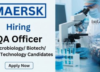 Maersk is Hiring Food Tech Candidates – Apply Now for QA Jobs Apply for QA Jobs under Maersk Career. A Great Food Tech Jobs Opportunity in Cold Storage Quality Assurance at Mehsana, Gujarat.