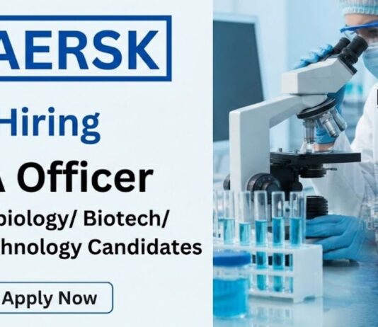 Maersk is Hiring Food Tech Candidates – Apply Now for QA Jobs Apply for QA Jobs under Maersk Career. A Great Food Tech Jobs Opportunity in Cold Storage Quality Assurance at Mehsana, Gujarat.