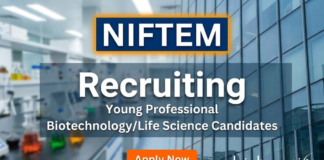 Research Jobs at NIFTEM | Biotechnology Jobs | Apply Now Research jobs at NIFTEM Kundli for biotechnology graduates